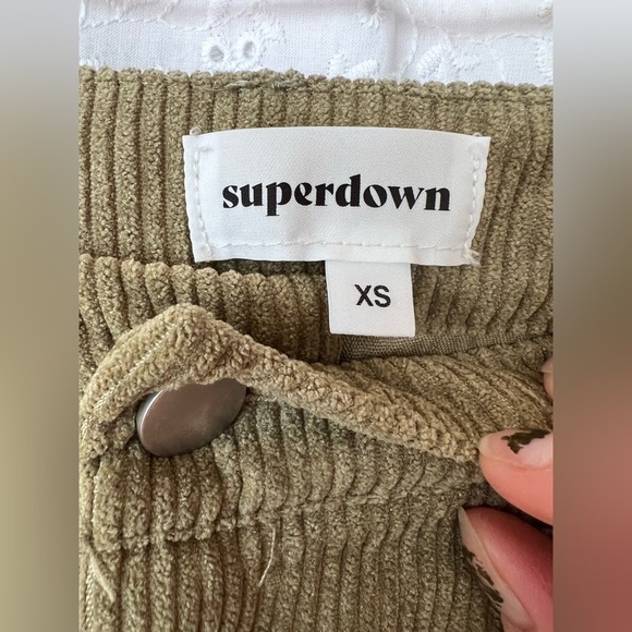 Superdown green corduroy cargo pants - revolve Willow Cargo Pant in army green - Picture 8 of 8